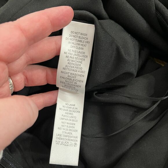 Adrianna Papell Flutter One Shoulder Black Jumpsuit Size 22W NWT - Picture 6 of 13